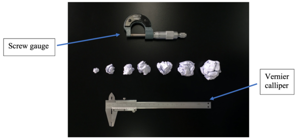 The Impact of Effective Density and Compressive Strength on the Structure of Crumpled Paper Balls