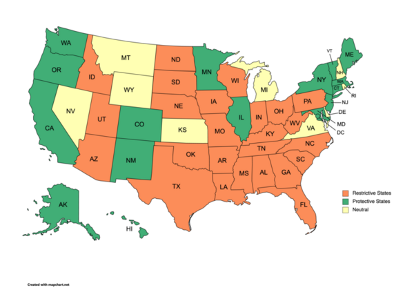 An evaluation of the trends in U.S. maternal deaths based on abortion policies from 2018 to 2021